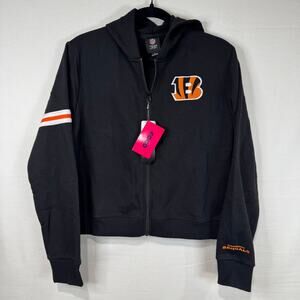 NFL Official Licensed Cincinnati Bengals Zip Up Size Women's Large NWT